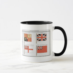 Britische Seeflaggen, von einem französischen Buc Tasse