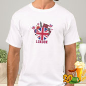 Britische Sehenswürdigkeiten UK Reisen London Souv T-Shirt