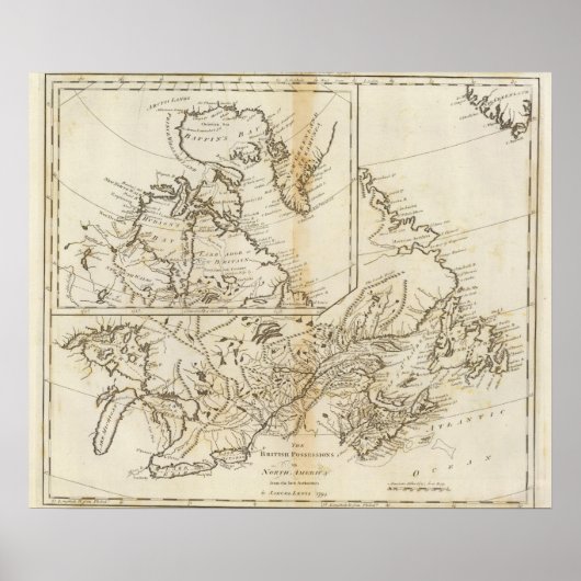 Britische Sitzungspositionen in Nordamerika 2 Poster (Vorne)