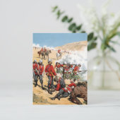 Britische Soldaten des 19. Jahrhunderts Postkarte (Stehend Vorderseite)