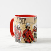 Britische Soldaten des 19. Jahrhunderts Tasse (Vorderseite Links)