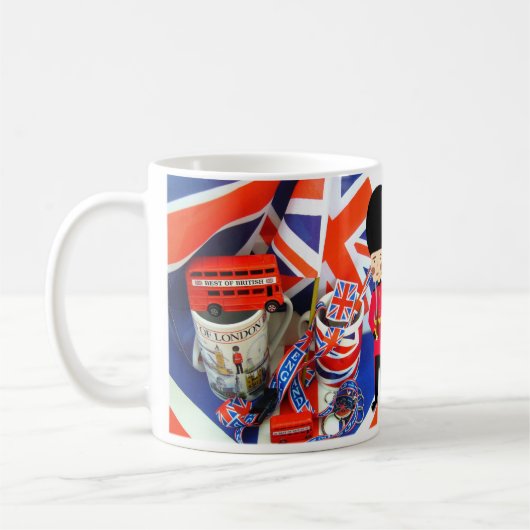 Britische Souvenirs Kaffeetasse (Links)
