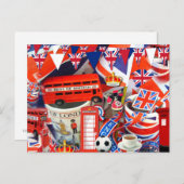 Britische Souvenirs Postkarte (Vorne/Hinten)