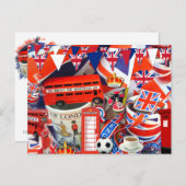 Britische Souvenirs Postkarte (Vorne/Hinten)