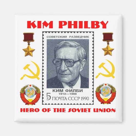 Britische Spy Kim Philby, Heldin der sowjetischen Magnet (Vorne)