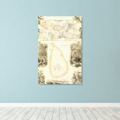 Britische Staatssessions im Indischen Meer Leinwanddruck (Insitu (Holzboden))