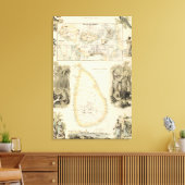 Britische Staatssessions im Indischen Meer Leinwanddruck (Insitu (Wohnzimmer))