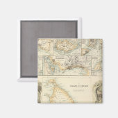 Britische Staatssessions im Indischen Meer Magnet (Vorderseite/Rückseite)