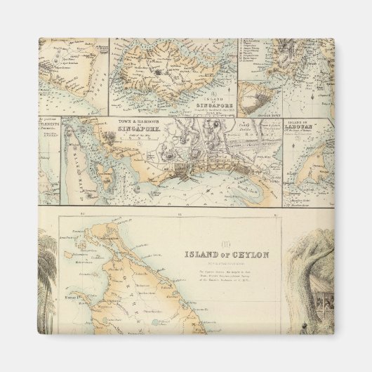 Britische Staatssessions im Indischen Meer Magnet (Vorne)