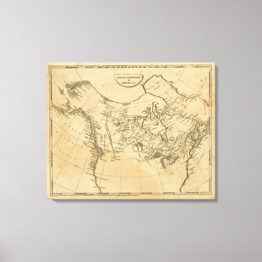 Britische Staatssessions in Amerika Leinwanddruck (Vorderseite)