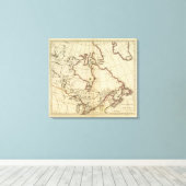 Britische Staatssessions in Nordamerika Leinwanddruck (Insitu (Holzboden))