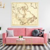 Britische Staatssessions in Nordamerika Leinwanddruck (Insitu (Wohnzimmer))