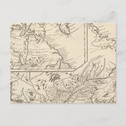 Britische Staatssessions in Nordamerika Postkarte (Vorderseite)