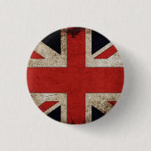 BRITISCHE Stolz-Schmutz Großbritannien-Flagge Button (Vorderseite)