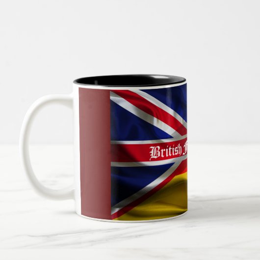 Britische Streitkräfte - Deutschland Gedenkveranst Zweifarbige Tasse (Links)
