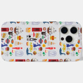 Britische Symbole Case-Mate iPhone Hülle (Rückseite (Horizontal))