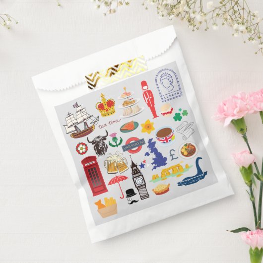 Britische Symbole Geschenktütchen (Versiegelt)