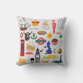 Britische Symbole Kissen