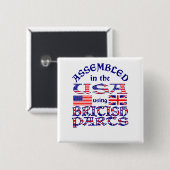 Britische Teile Button (Vorne & Hinten)