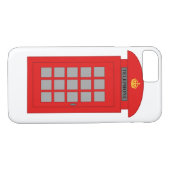 Britische Telefonbox Case-Mate iPhone Hülle (Rückseite (Horizontal))