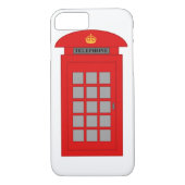 Britische Telefonbox Case-Mate iPhone Hülle (Rückseite)