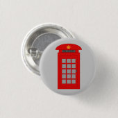 Britische Telefonzelle Button (Vorne & Hinten)