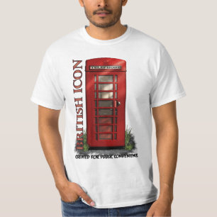 Britische Telefonzelle Lustiges T-Shirt