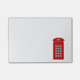 Britische Telefonzelle Post-it Klebezettel