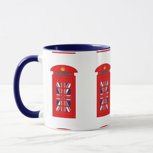Britische Telefonzelle Tasse (Links)