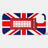 Britische Telefonzelle Union Jack Flagge Case-Mate iPhone Hülle (Rückseite (Horizontal))