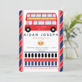 Britische themenorientierte Einladung (Stehend Vorderseite)