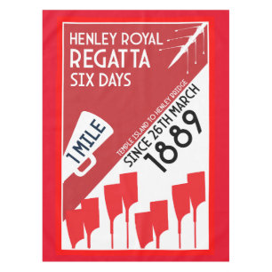 Britische Themse-Regatta Tischdecke
