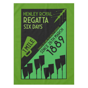 Britische Themse-Regatta Tischdecke