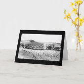 Britische Truppen ziehen eine Feldwaffe 1914 Karte (Gelbe Blume)