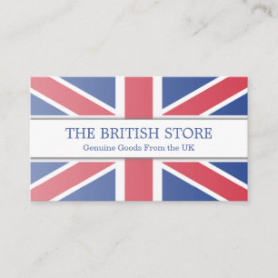 Britische/UK-Flagge Anpassbare Visitenkarte