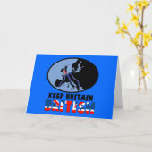 Britische UKIP Karte (Gelbe Blume)