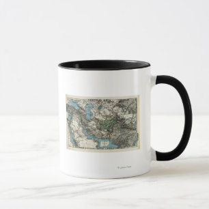 Britische und russische Gebiete Afghanistans Tasse
