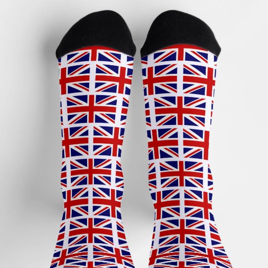 Britische Union-Jack-Crew Socken (Oben)