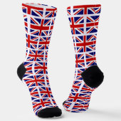 Britische Union-Jack-Crew Socken (Gewinkelt)