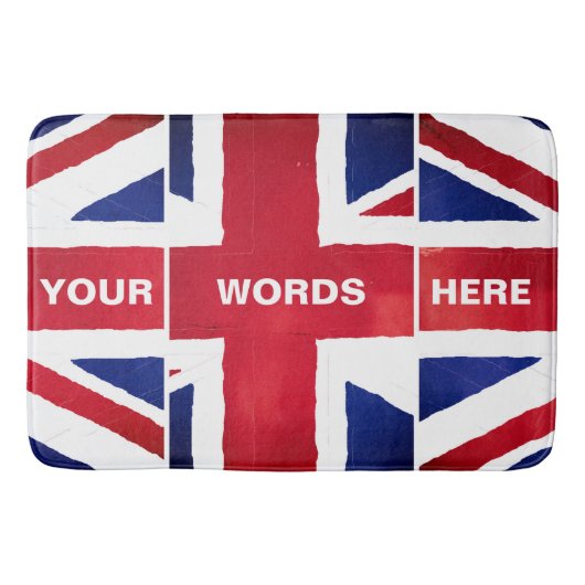 Britische Union Jack Flag Badewannenmatte Badematte (Vorderseite)
