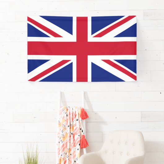 Britische Union Jack Flag Banner (Insitu)
