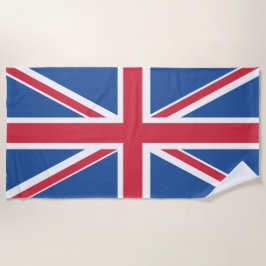 Britische Union Jack Flag Beach Handtuch