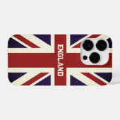 Britische Union Jack Flag benutzerdefiniertes iPho iPhone Hülle (Rückseite (Horizontal))