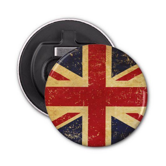 Britische Union Jack Flag Vintag Bottle Opener Flaschenöffner (Vorderseite)