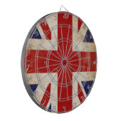 Britische Union-Jack-Flagge Dartscheibe (Vorderseite Links)