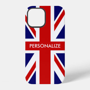 Britische Union Jack-Flagge englischer Stolz perso iPhone 12 Hülle