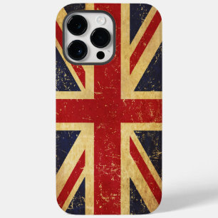 Britische Union Jack Flagge Vintage Case-Mate iPhone 14 Pro Max Hülle
