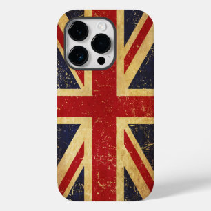 Britische Union Jack Flagge Vintage Case-Mate iPhone 14 Pro Hülle