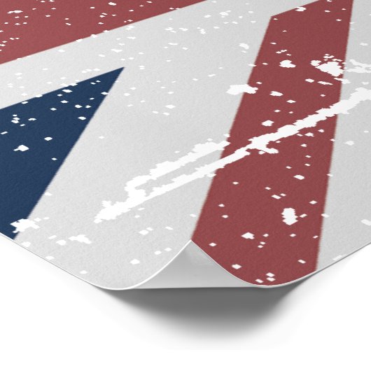 BRITISCHE UNION JACK POSTER (Ecke)
