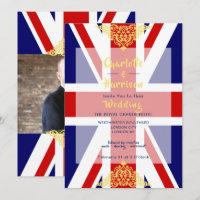 Britische Union Jack Red White Blue Foto Wedding